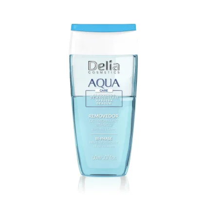 Delia Aqua Bi-Phase Makeup Remover – Gentle Dual-Phase Makeup Cleanser – 150 ml