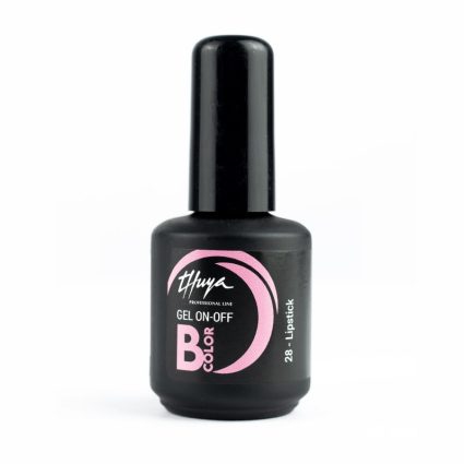 Thuya B.Color Gel On-Off #28 Lipstick – Bright Pink Gel Polish – 14 ml