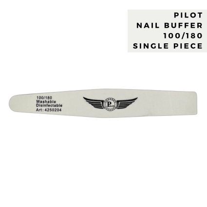 Pilot S7PK-M Nail Buffer 180/100 Grit – Professional Double-Sided Nail Shaping & Smoothing Buffer