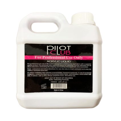 Pilot Club Acrylic Liquid – Professional Acrylic Nail Monomer – 1000 ml