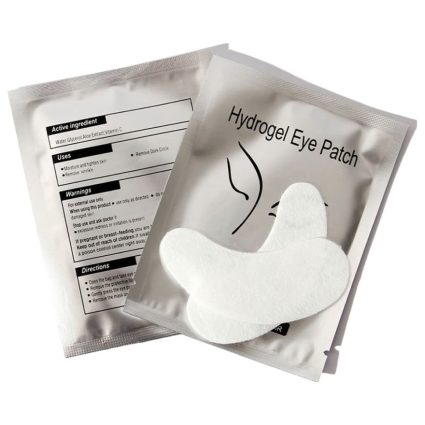 Pilot Club Fox Disposable Gel Eye Pads – 50 Pairs Professional Under-Eye Pads for Lash Treatments