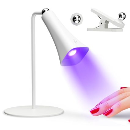 YT-128 Portable UV Nail Lamp 032 – Multifunctional Magnetic LED Nail Light with 360° Rotation, Adjustable Brightness & Rechargeable Design