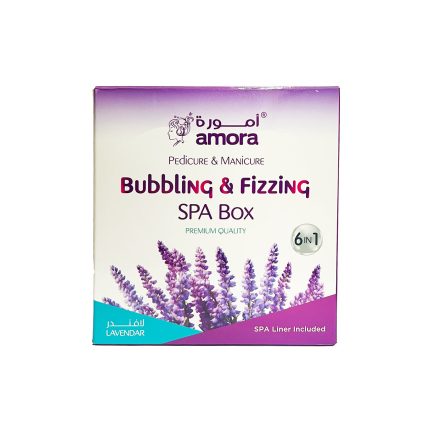 Amora Bubbling & Fizzing Spa Box – 6 Steps – Lavander – 85g