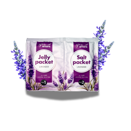 Amora Jelly Spa Packet – 2-in-1 – Lavender – 50 g