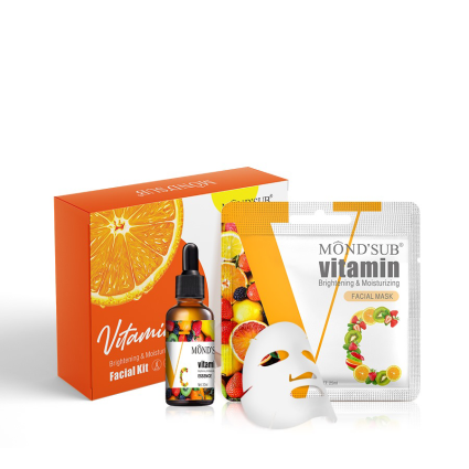 MOND’SUB Vitamin Facial Kit – Vitamin C Brightening & Moisturizing