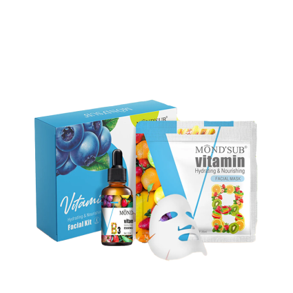 MOND’SUB Vitamin Facial Kit – Vitamin B3 Hydrating & Nourishing