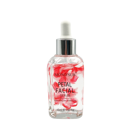 MOND’SUB Petal Face Serum – Hydrating, Soothing, and Pore Refining available in Chamomile, Lavender, and Rose Extracts for All Skin Types – Rose