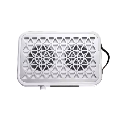 MG G6 Double Fan Nail Dust Collector – 48W High-Suction Nail Dust Vacuum & Extractor for Acrylic and Gel Nails – White