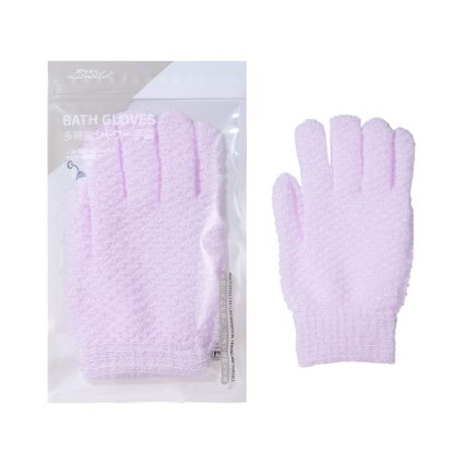 Pilot SY804 Purple Exfoliating Bath Gloves – 1 Pair