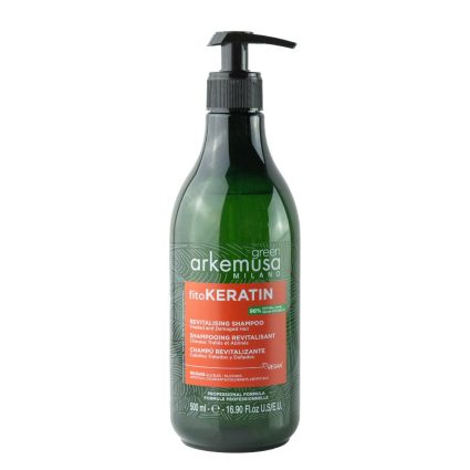 Arkemusa Green Phyto Keratin Shampoo – Strengthening & Smoothing Hair Care – 500 ml