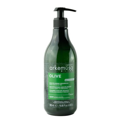 Arkemusa Green Olive Frizzy Hair Shampoo – Smoothing & Nourishing Hair Care – 500 ml