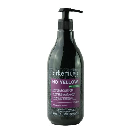 Arkemusa Green Anti-Yellow Shampoo – Toning Shampoo for Blonde & Light Hair – 500 ml