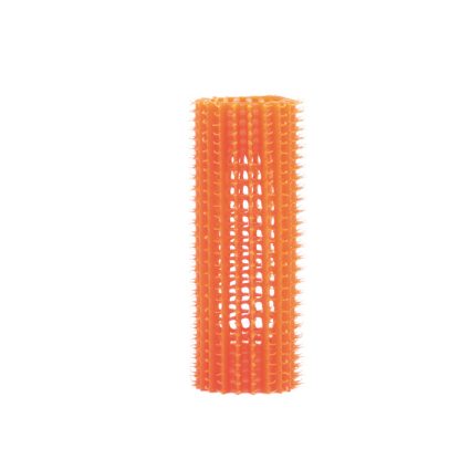 Eurostil Hair Rollers 27 mm #00016 – Pack of 8 Professional Curlers for Defined & Voluminous Curls – Orange