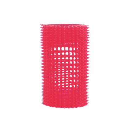 Eurostil Hair Rollers 39 mm #00018 – Pack of 6 Professional Curlers for Volume & Loose Curls – Red