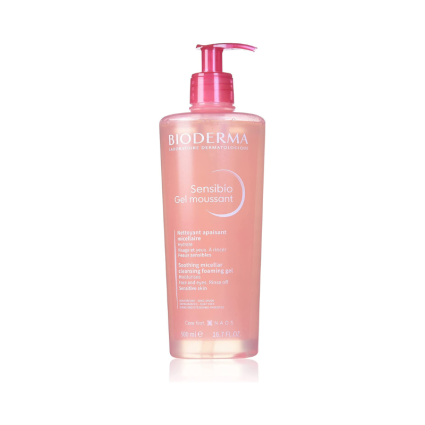 BIODERMA Sensibio Soothing Micellar Cleansing Foaming Gel – 500 ml