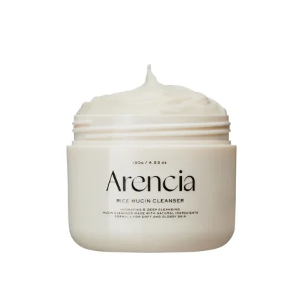 Arencia Rice Mucin Cleanser – Rice Mochi Facial Cleanser & Gentle Exfoliating Scrub – 120 g