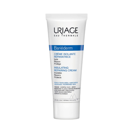 Uriage Bariéderm Cica Insulating Repairing Cream – Protective & Skin Barrier Repair Cream – 75 ml