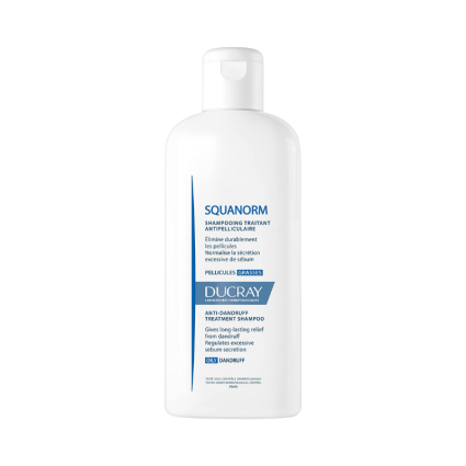 Ducray Squanorm Dandruff Shampoo – شامبو مضاد للقشرة لتنظيف فروة الرأس وتقليل القشور – 200 مل