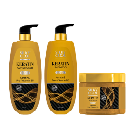 Silky Cool Keratin & Pro-Vitamin B5 Repair Trio