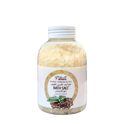 Amora Caribbean Sea Salt Bath Soak – Coffee Shot – 600 g