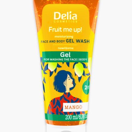 Delia Fruit Me Up Mango Face & Body Gel Wash – 200ml
