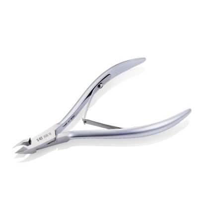Nghia C-07 JAW12 قصّافة الجلد المحيط بالأظافر – تشطيب رمادي، أداة احترافية للمانيكير والباديكير