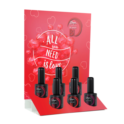 Thuya B.Color Gel Polish Collection 14 ml (Sold Individually) – All You Need Is Love 6-Shade , Romantic Red On-Off Gel Polishes