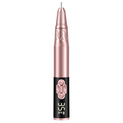 JMD-119 Brushless Cordless Nail Drill Machine – 35,000 RPM Professional Electric Nail File with Fast Charging & Low Noise – Rose Gold