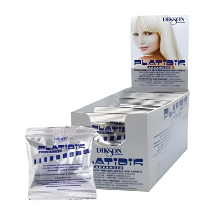 Dikson Platidik Advance Professional Hair Bleacher 35 g (1 pc) Pack – Blue Anti-Yellow Formula, High Lift Salon Hair Bleacher