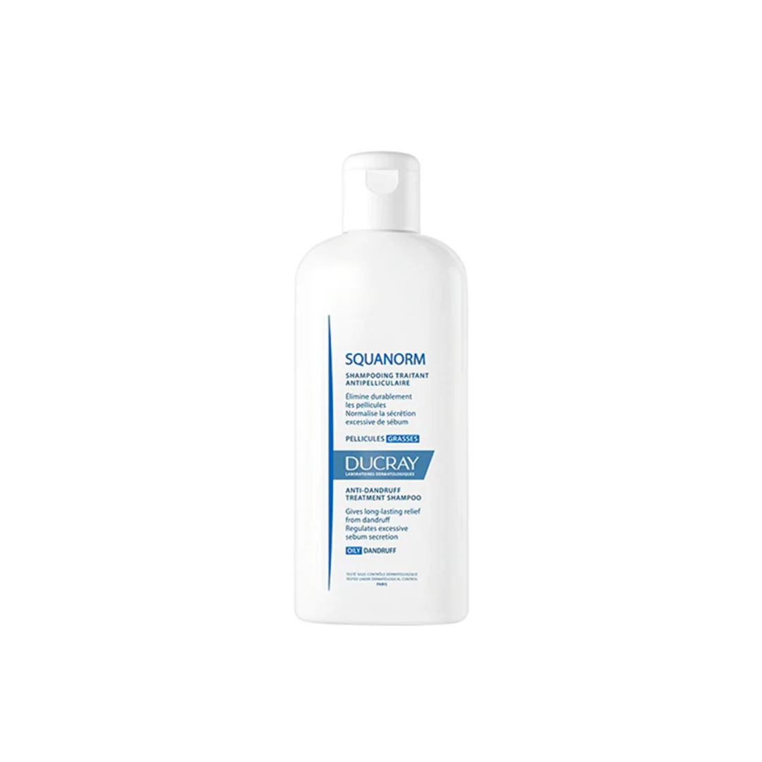 Ducray Squanorm Anti-Dandruff Shampoo – Purifying & Scalp Balancing Shampoo – 200 ml