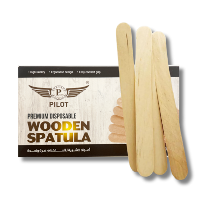Pilot Club Disposable Wooden Spatulas – 100 Pieces