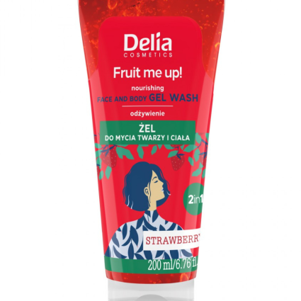Delia Fruit Me Up Strawberry Face & Body Cleansing Gel – 200 ml