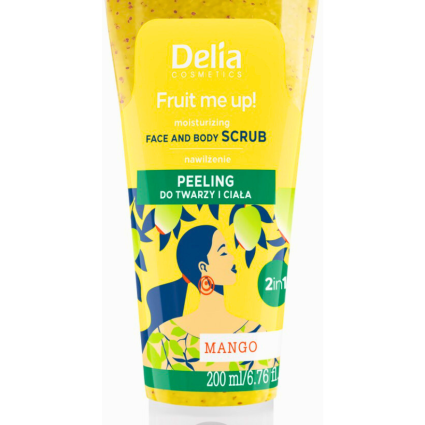 Delia Fruit Me Up Mango Face & Body Scrub