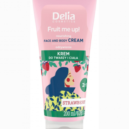 Delia Fruit Me Up Strawberry Face & Body Cream