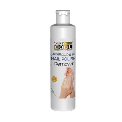 Silky Cool Nail Polish Remover – مزيل طلاء أظافر احترافي بزيت الخروع، 250 مل