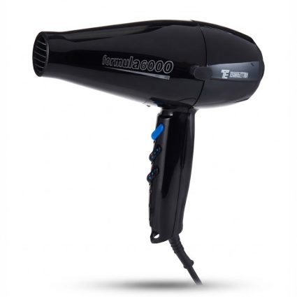 Formula 6000 Professional Hair Dryer – High-Performance Salon Blow Dryer for Fast Drying & Styling – Black