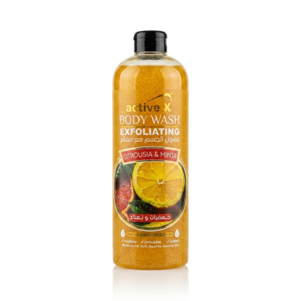 ActiveX Exfoliating Body Wash – Citrus Mint – 1000ml