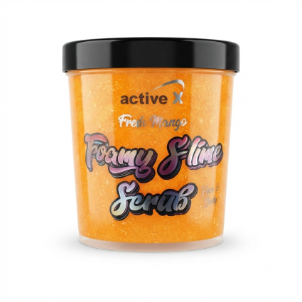ActiveX Foamy Slime Face & Body Scrub – Fresh Mango