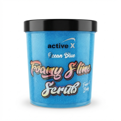 ActiveX Foamy Slime Face & Body Scrub – Ocean Blue