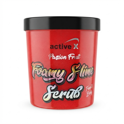 ActiveX Foamy Slime Face & Body Scrub – Passion Fruit