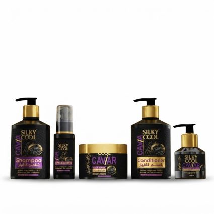 Silky Cool Caviar Hair Care Set – Complete Nourishing & Smoothing Hair Care Collection