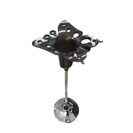 P.B DH0113 Butterfly Hair Dryer Holder – Stylish Metal Stand for Hair Dryer & Styling Tools – Black