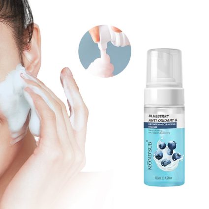 MOND’SUB Vegan Face Cleansing Mousse – Blueberry