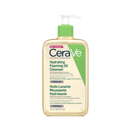 CeraVe Hydrating Foaming Oil Cleanser – 473 ml