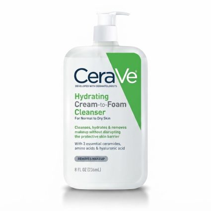 CeraVe Hydrating Cream-to-Foam Cleanser 236 ml