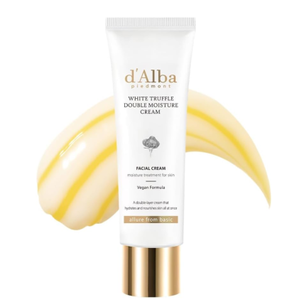 d’Alba White Truffle Double Serum & Cream – 2-in-1 Hydrating & Firming Facial Moisturizer – 60 ml