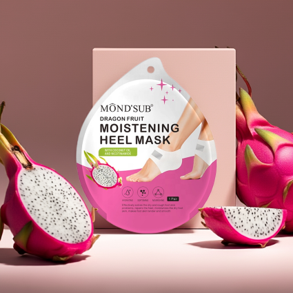 MOND’SUB Heel Repair Mask – Dragon Fruit – 1 Pair