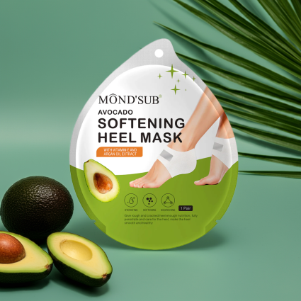 MOND’SUB Heel Repair Mask – Avocado – 1 Pair
