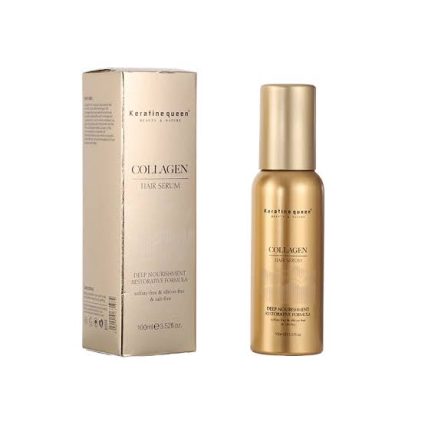 Keratine Queen Collagen Hair Serum – Nourishing, Smoothing & Strengthening Hair Serum 100 ml