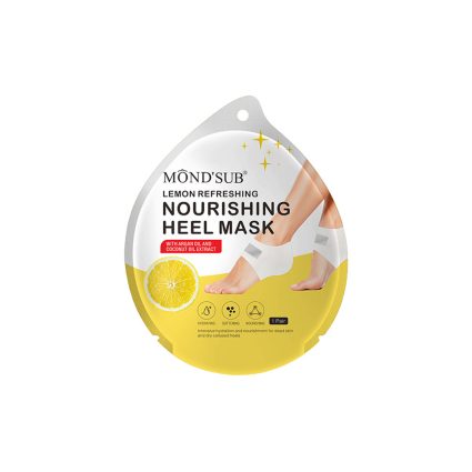 MOND’SUB Heel Repair Mask – Lemon – 1 Pair